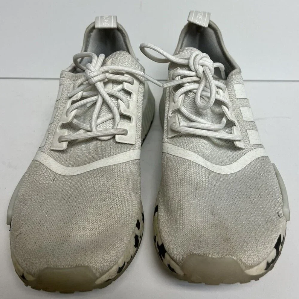 adidas Men's NMD R1 Running Shoes White, Size 7 M